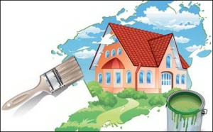 painting-a-new-house-vector-material
